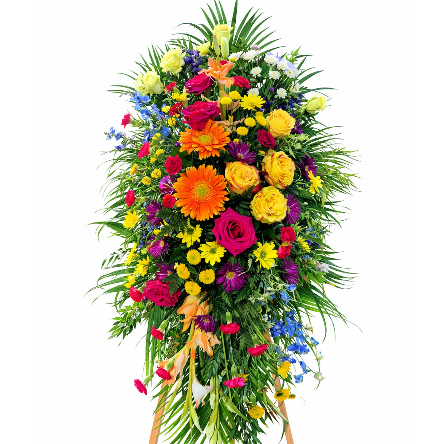 Bright Celebration of Life Standing Spray