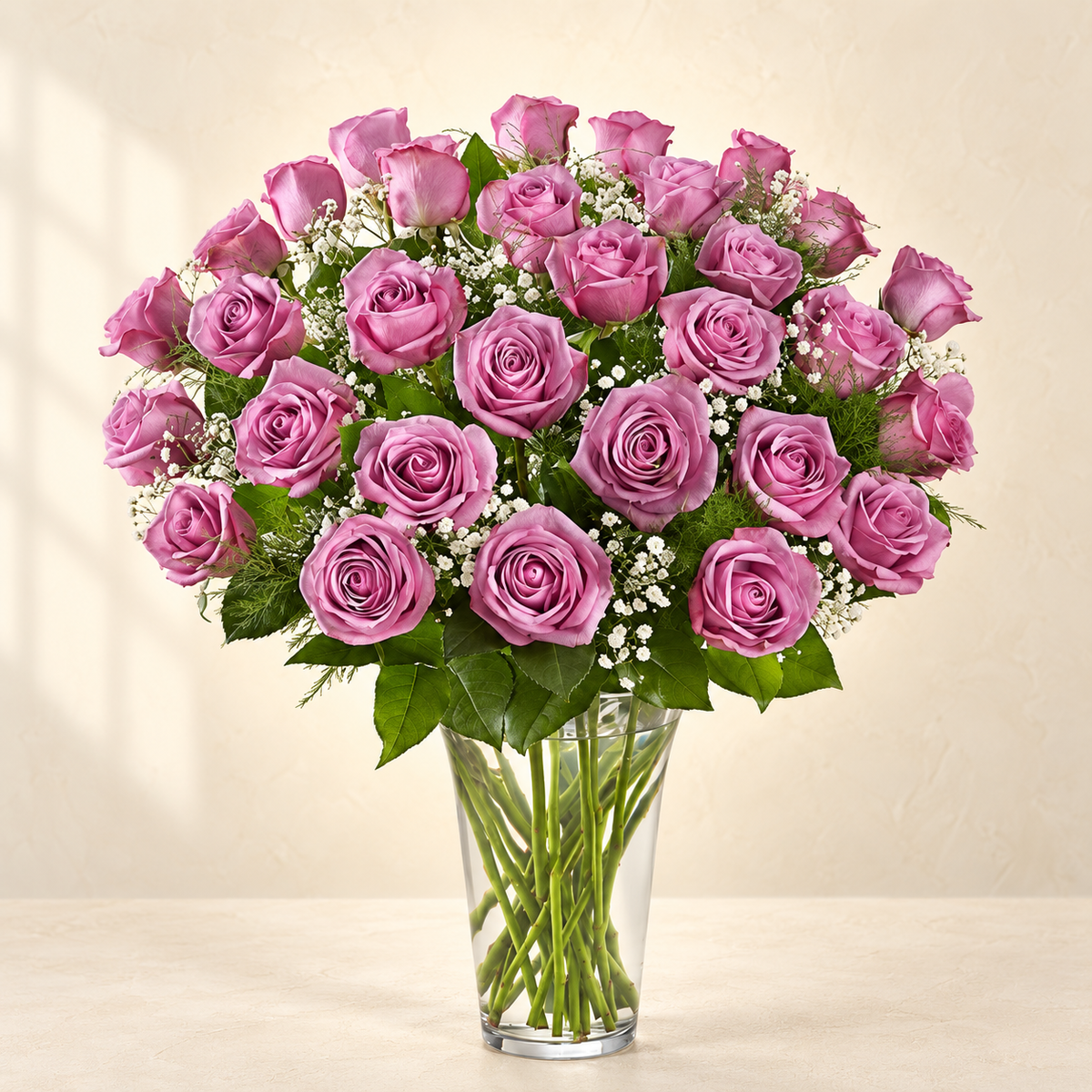 Lavender Elegance Rose Arrangement