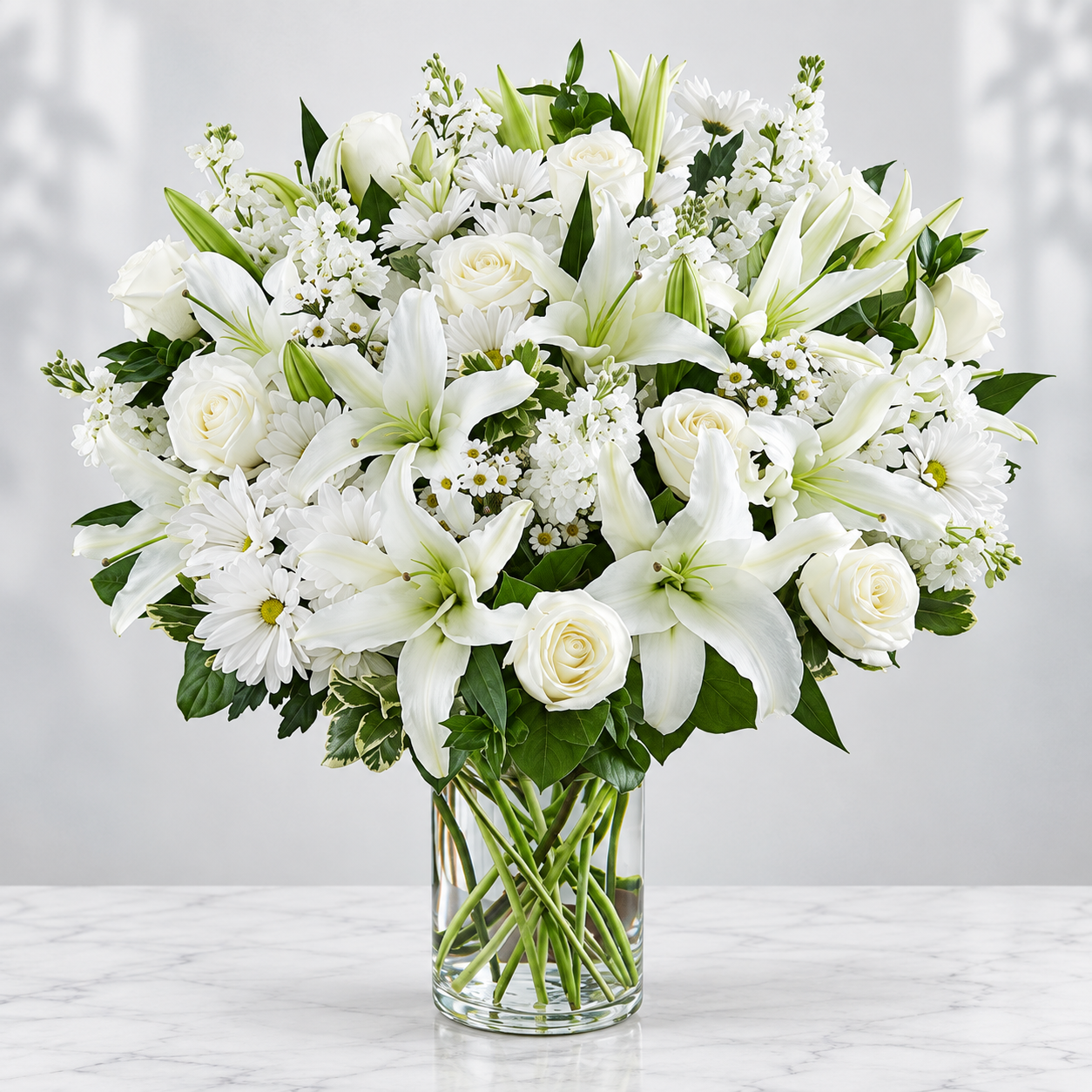 White Serenity Bouquet