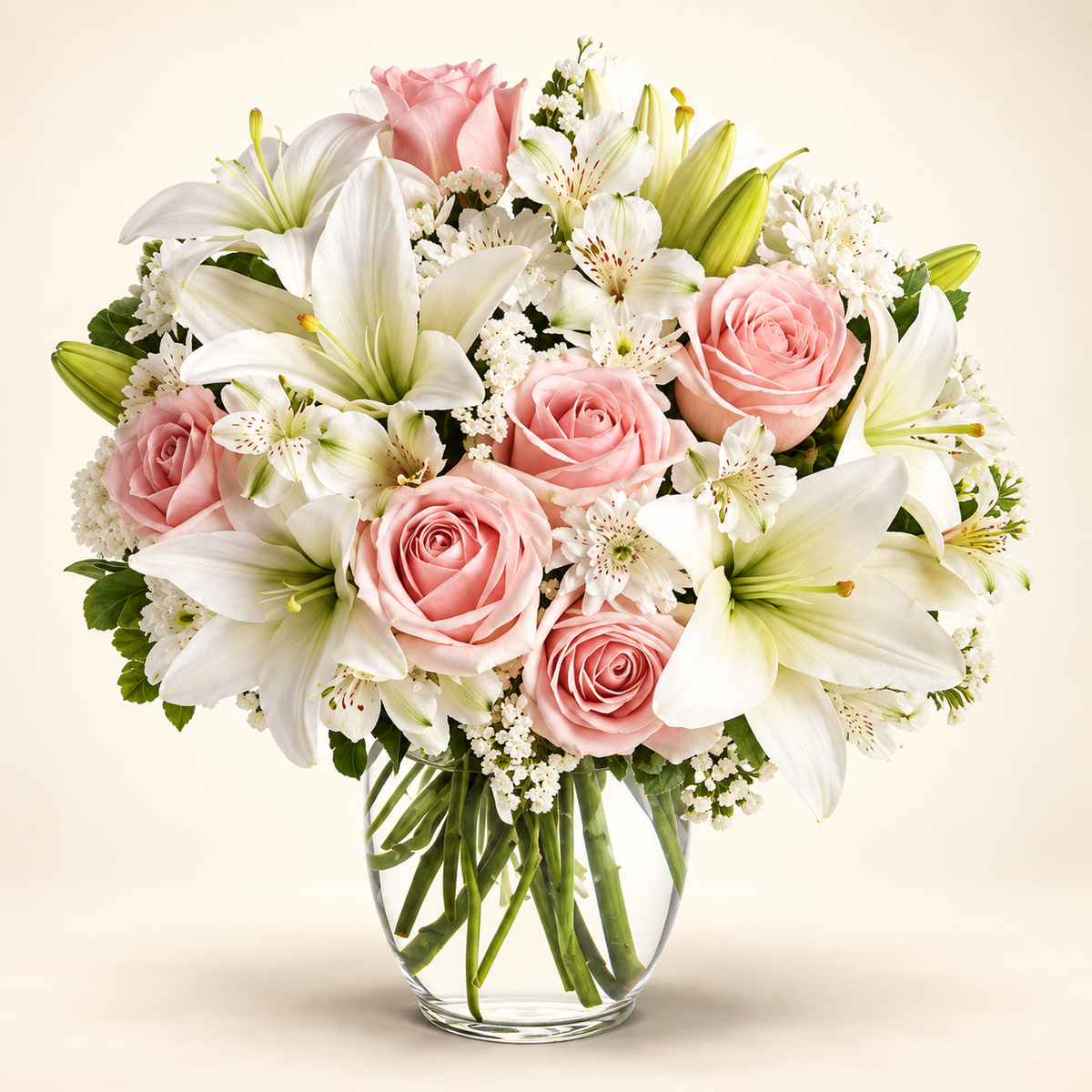 Soft Pink Lily Bouquet