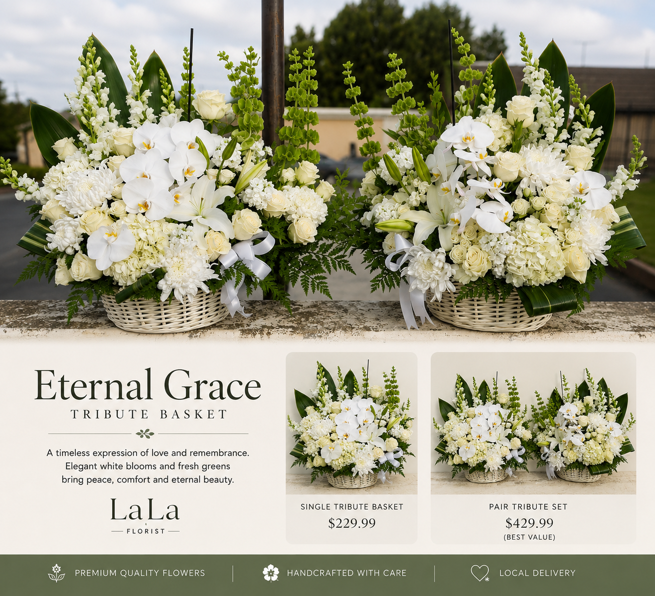 Eternal Grace Tribute Basket