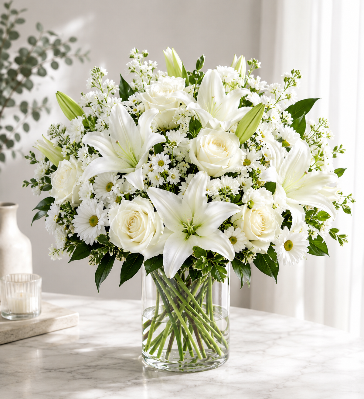 White Serenity Bouquet