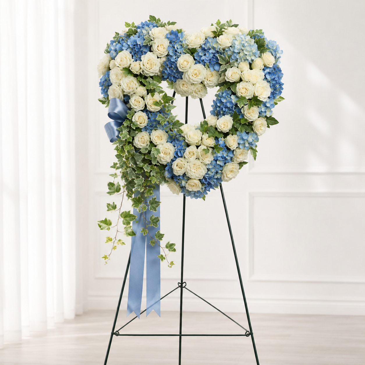 Pure Heart Standing Wreath