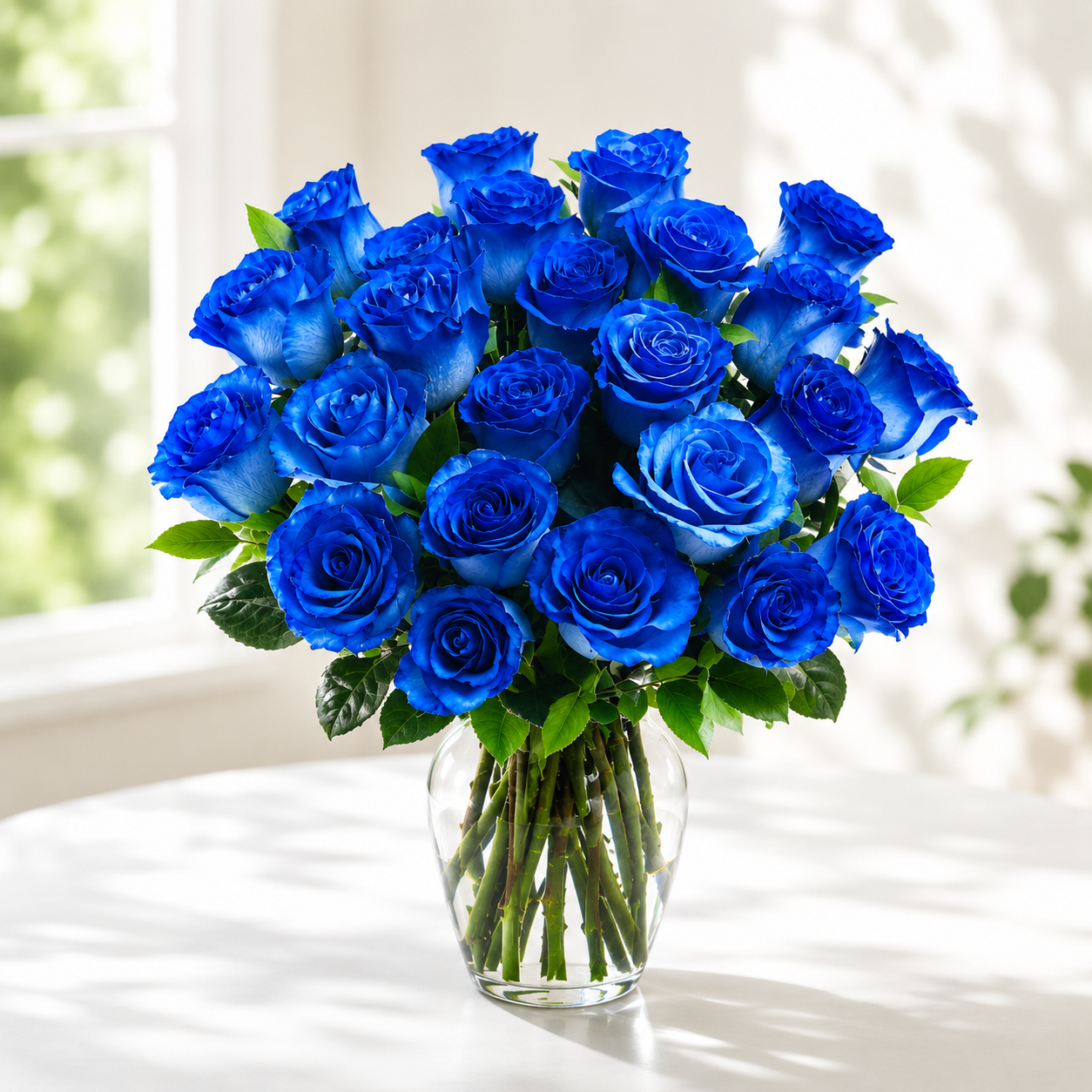 Royal Blue Rose Bouquet