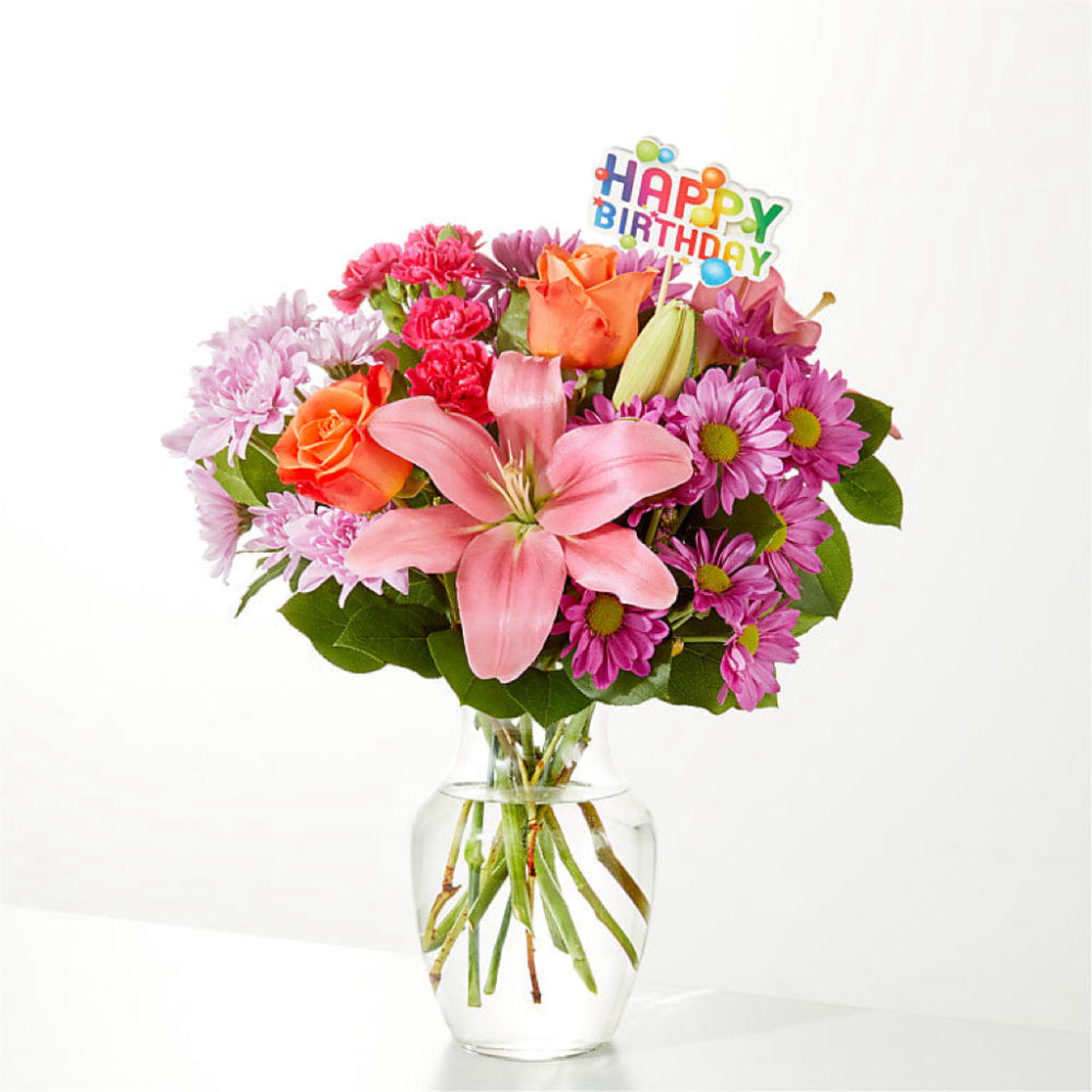 One and Only Bouquet & Happy Birthday Topper