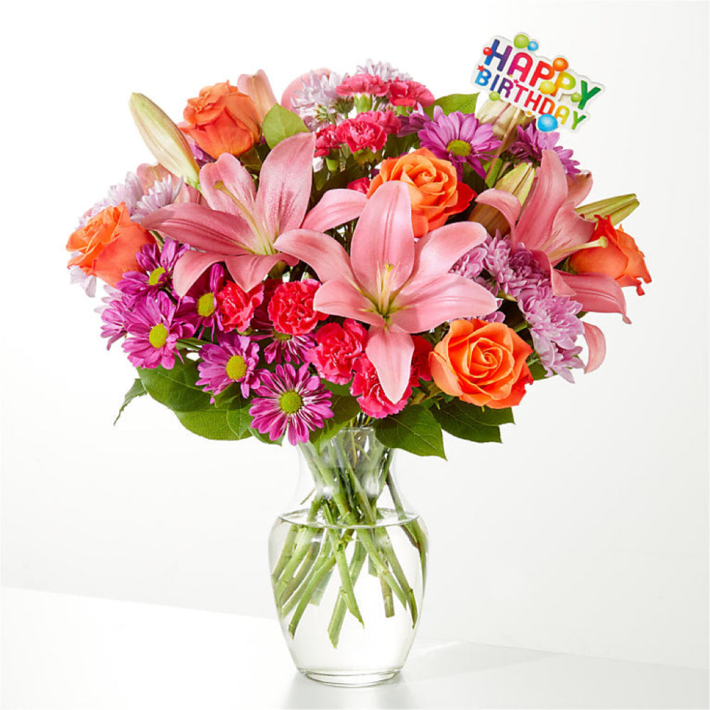 One and Only Bouquet & Happy Birthday Topper
