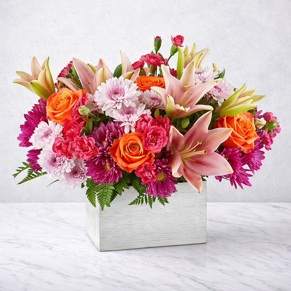 Light of My Life Box Bouquet Premium
