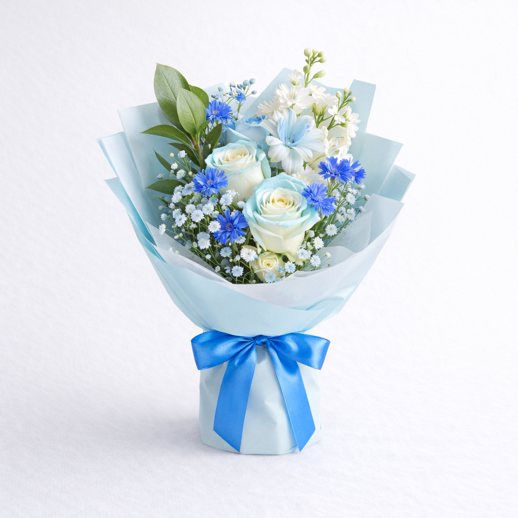 Cool Blue Graduation Bouquet ππ