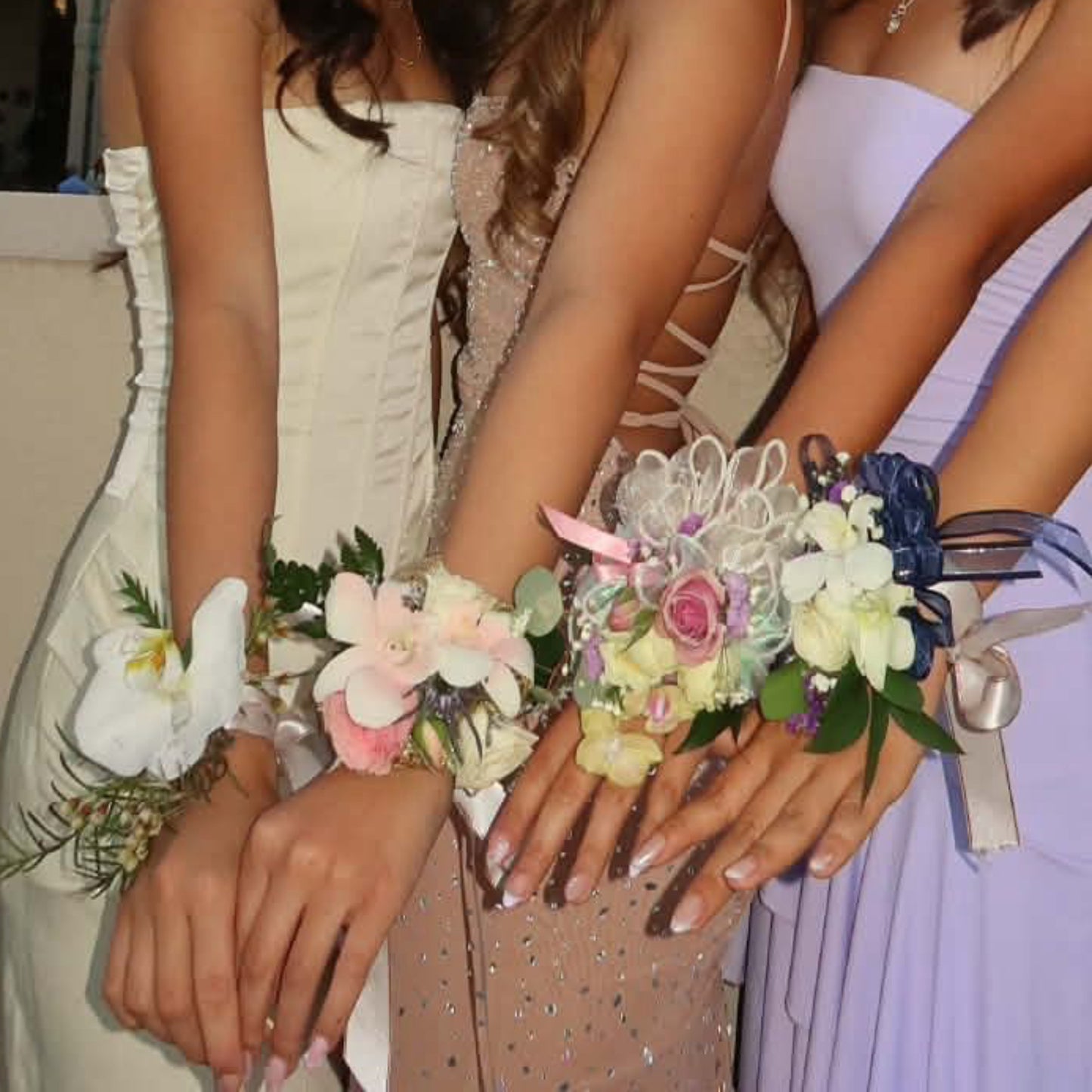 Prom Corsage & Boutonniere Set (6 Styles A-F) – Custom Match Your Dress