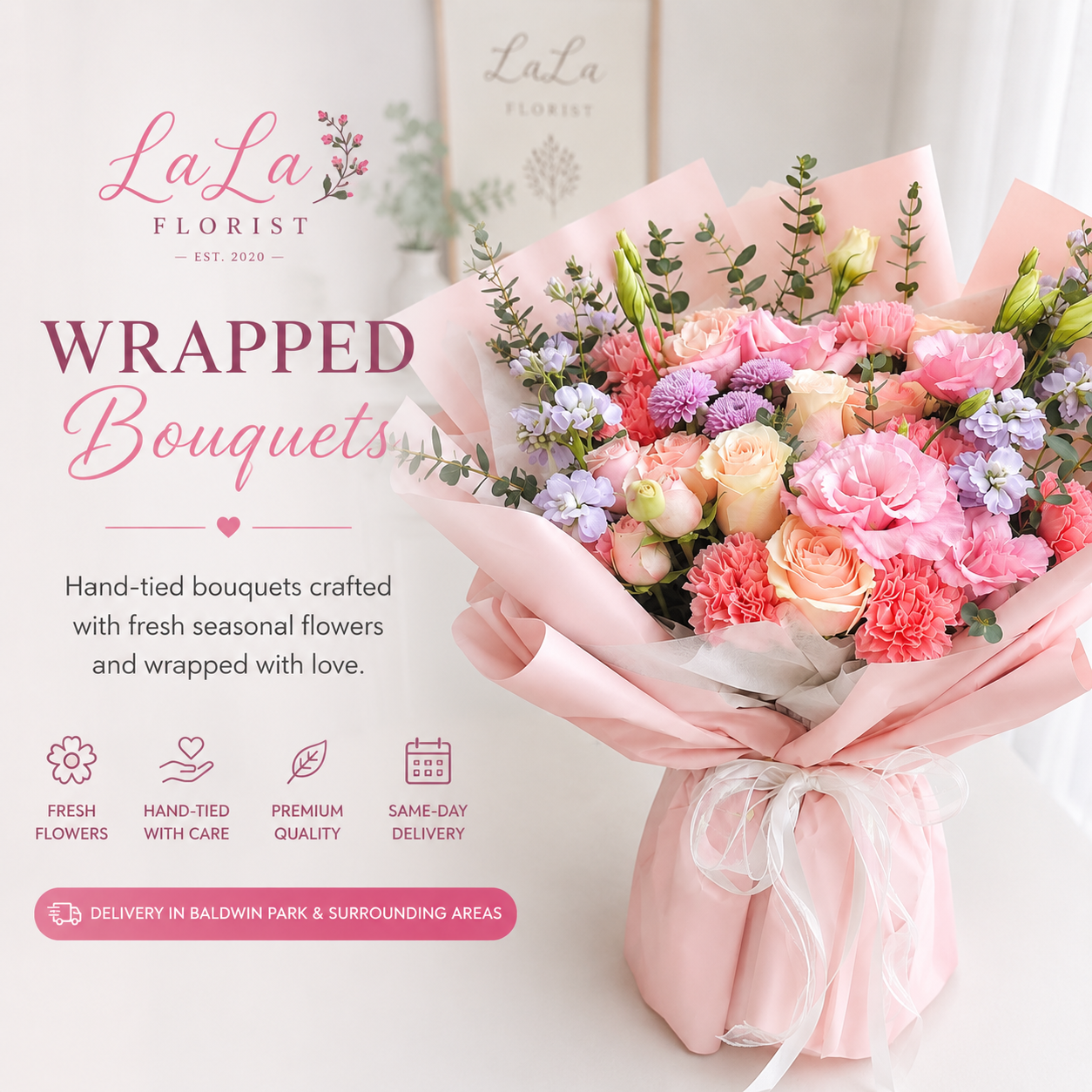 Wrapped Bouquets