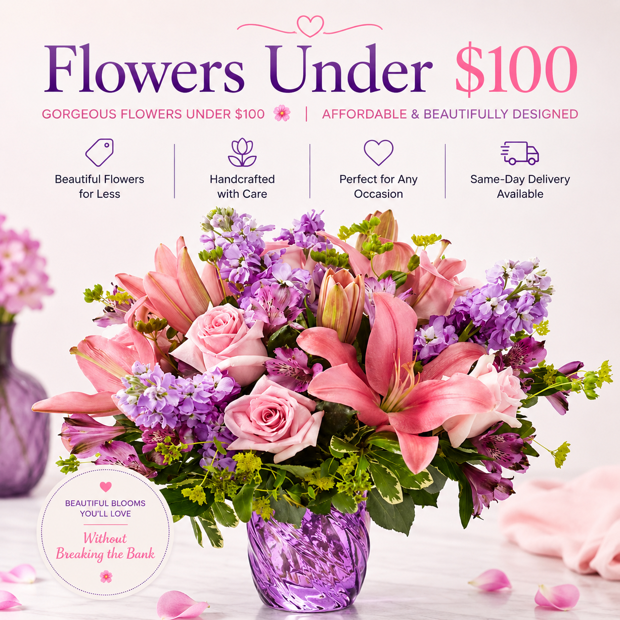 Flowers Under $100