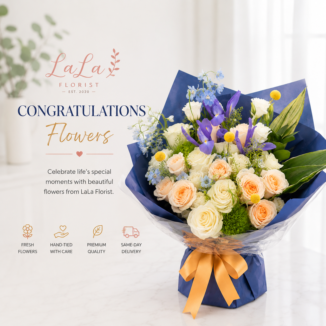 🌸 Congratulations Flowers