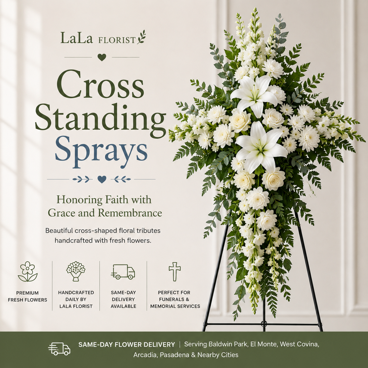 Cross Standing Sprays