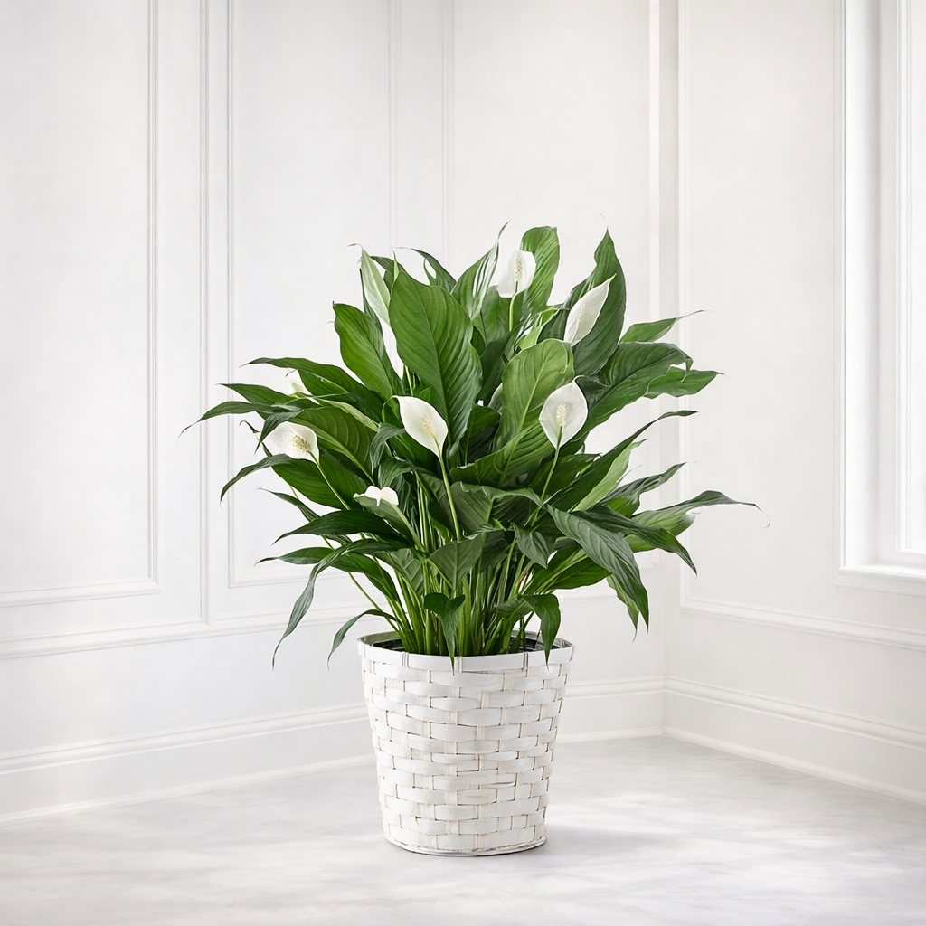 Peace Lily Plant 6” 8”– Sympathy & Get Well Gift