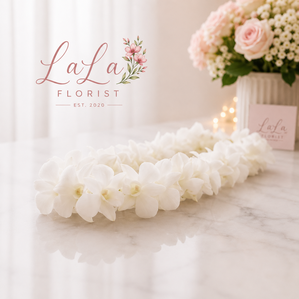Graduation Orchid Lei – Pre Order