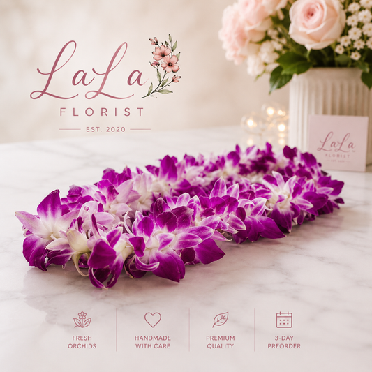 Graduation Orchid Lei – Pre Order