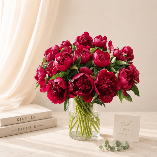 Romantic Red Peonies