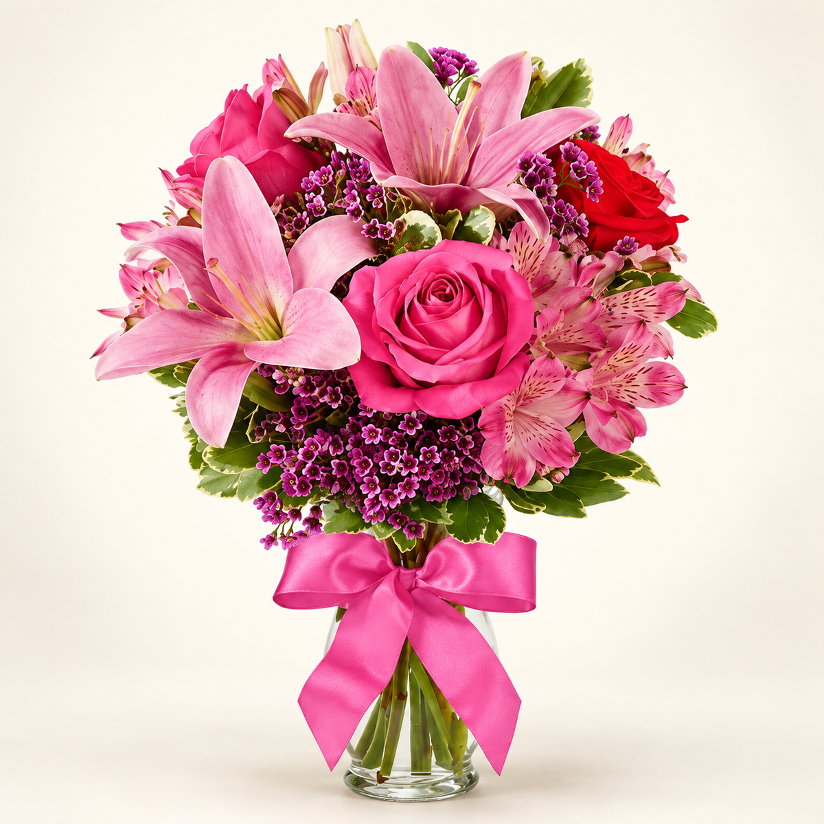 Sweet Rose & Lily Bouquet