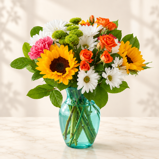 Sun-Drenched Blooms Bouquet