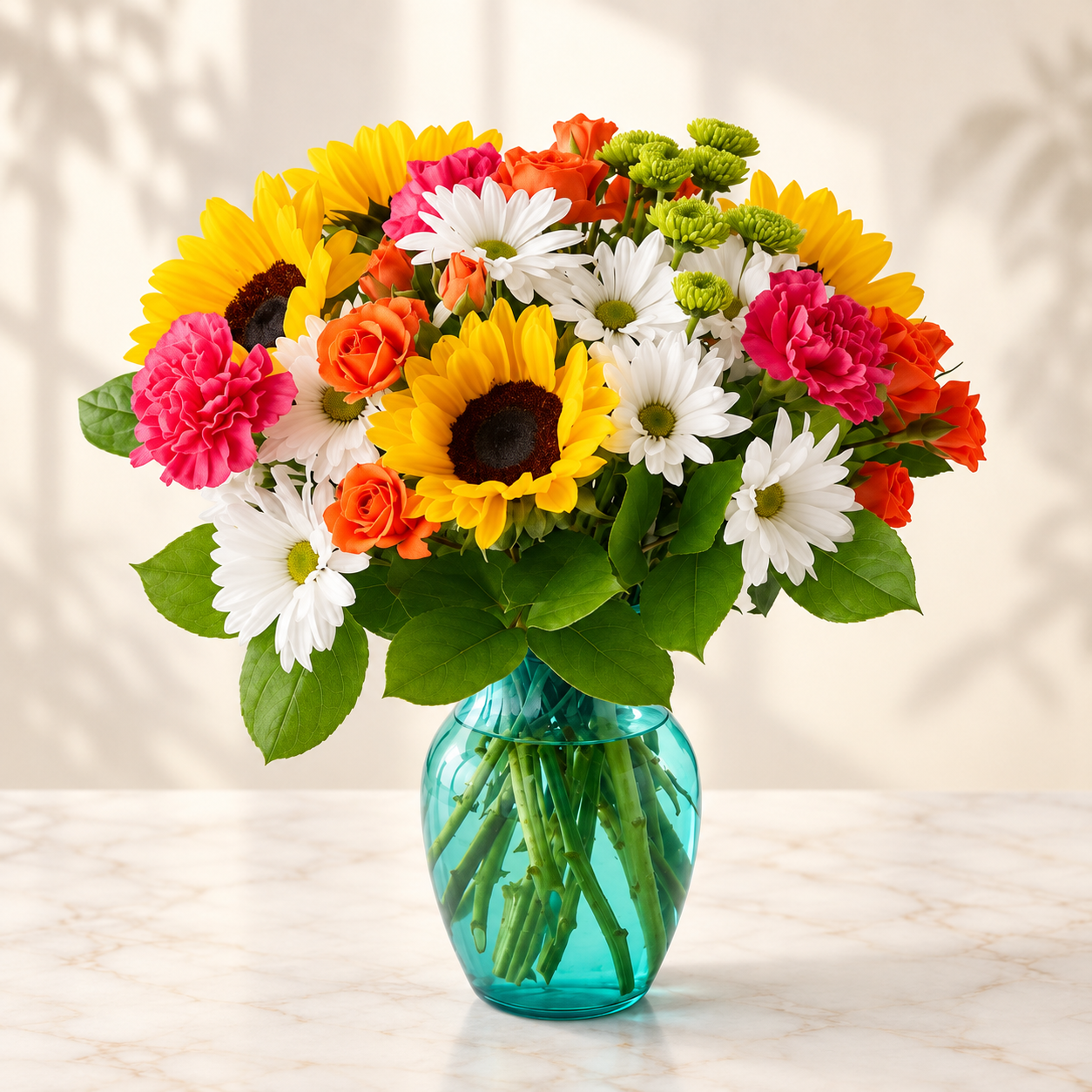 Sun-Drenched Blooms Bouquet