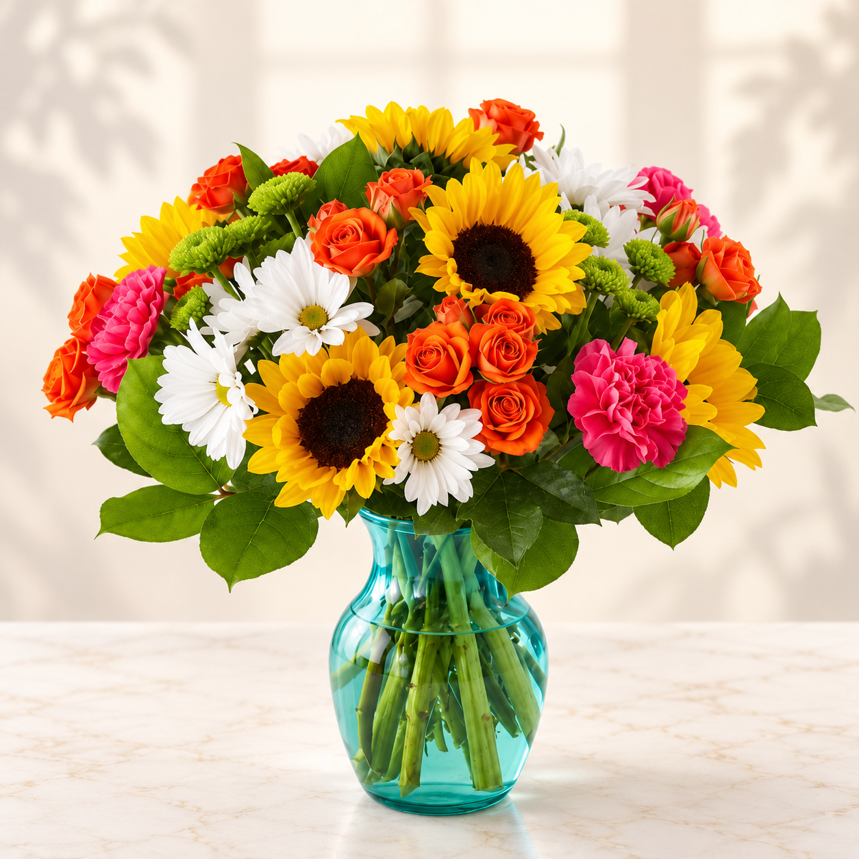 Sun-Drenched Blooms Bouquet