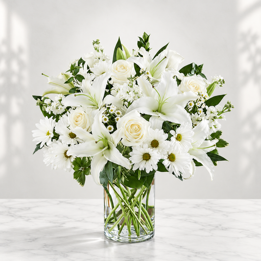 White Serenity Bouquet
