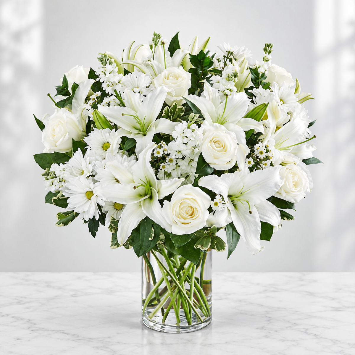White Serenity Bouquet