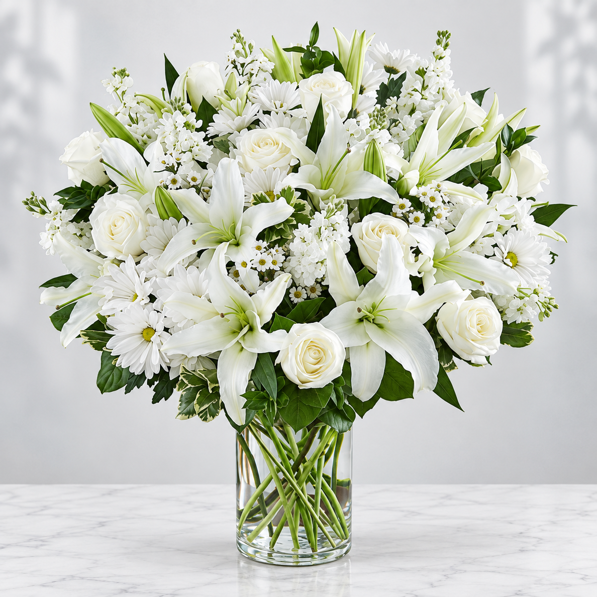 White Serenity Bouquet