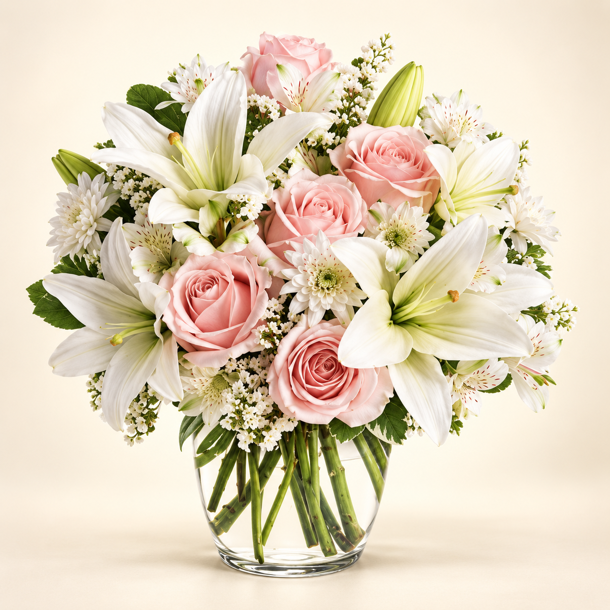 Soft Pink Lily Bouquet