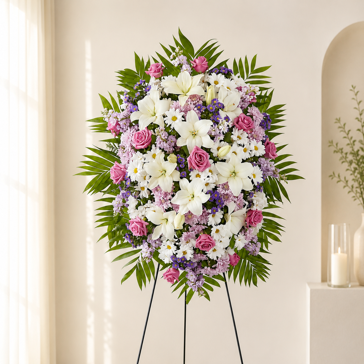 Graceful Lavender Tribute Spray