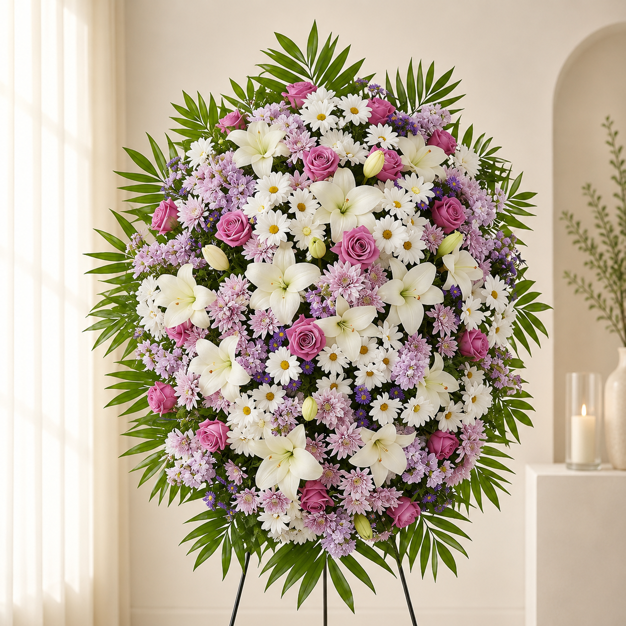 Graceful Lavender Tribute Spray