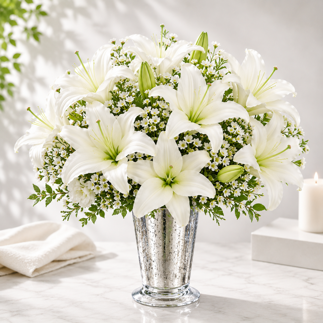 Moonlight Lily Bouquet