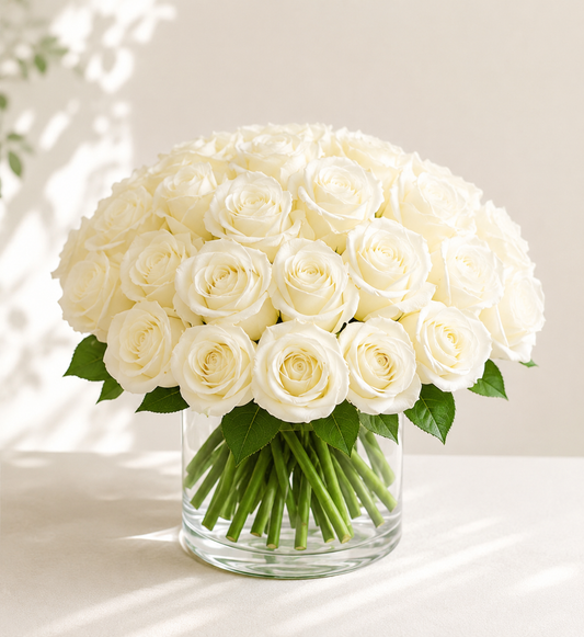 Ivory Luxe Roses