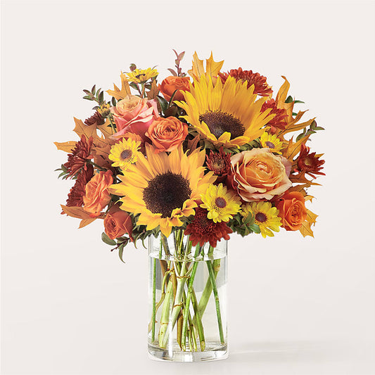 Autumn Sunflower Glow Bouquet