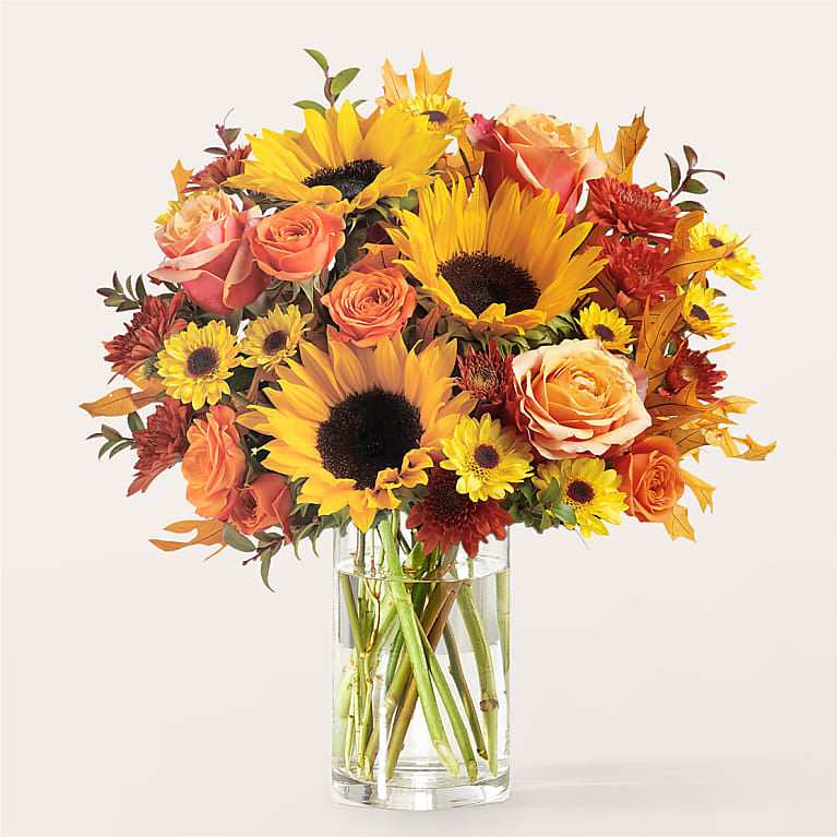 Autumn Sunflower Glow Bouquet