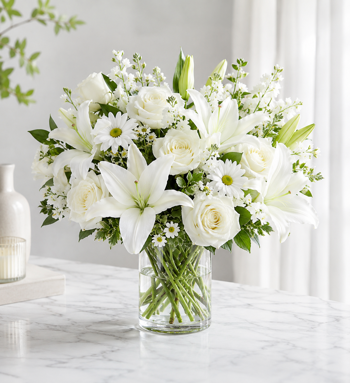 White Serenity Bouquet