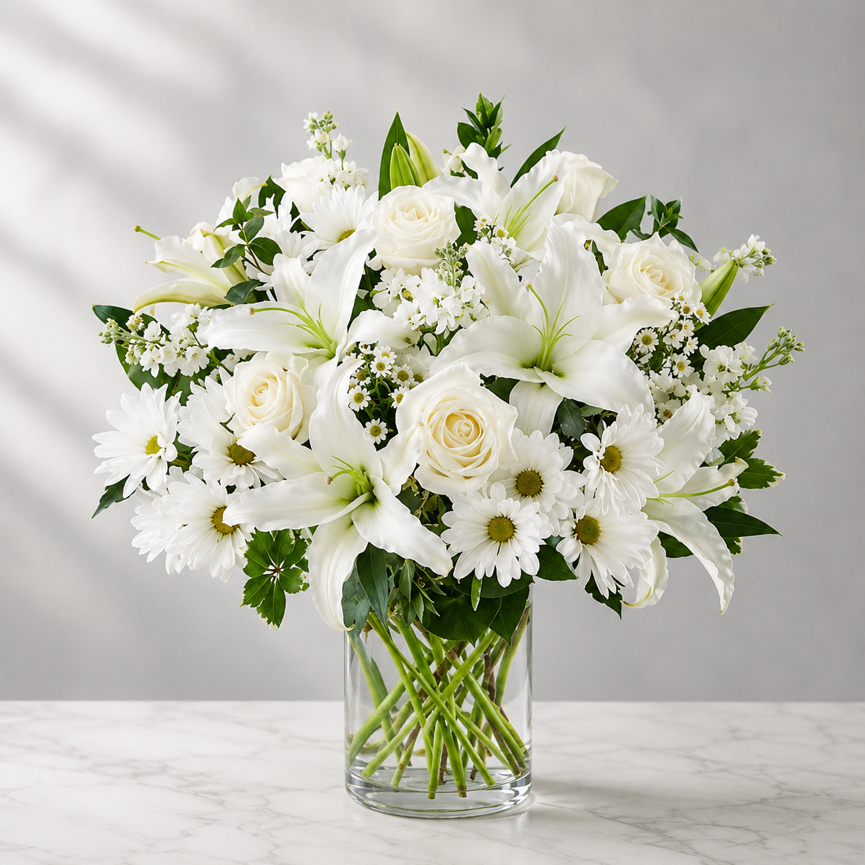White Serenity Bouquet