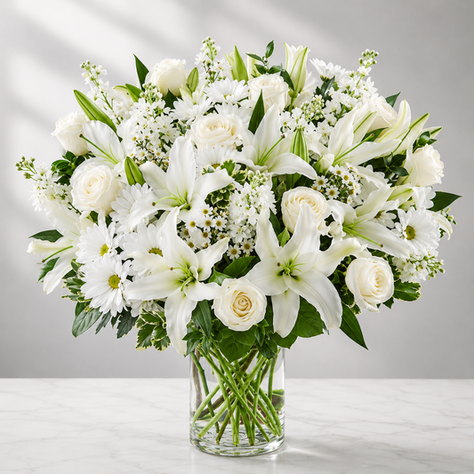 White Serenity Bouquet