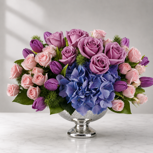 Lavender Garden Centerpiece