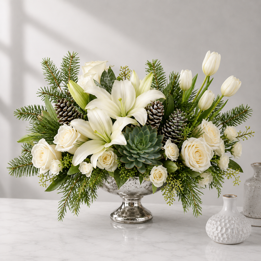 Winter Forest Centerpiece