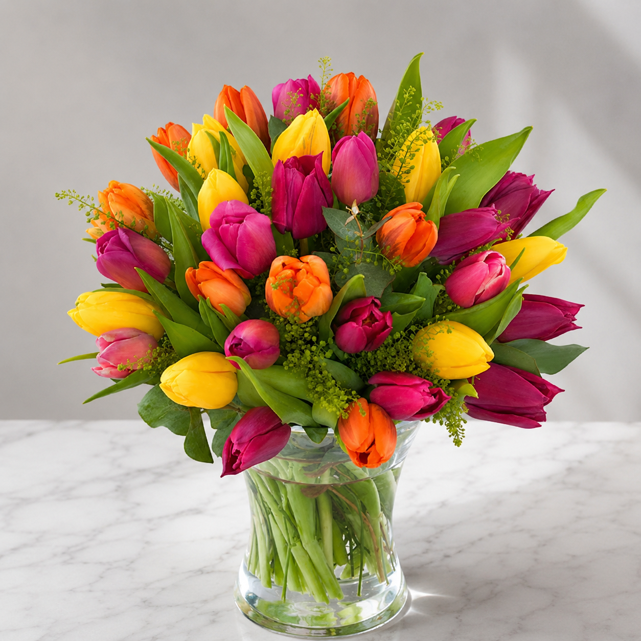Spring Tulip Celebration Vase