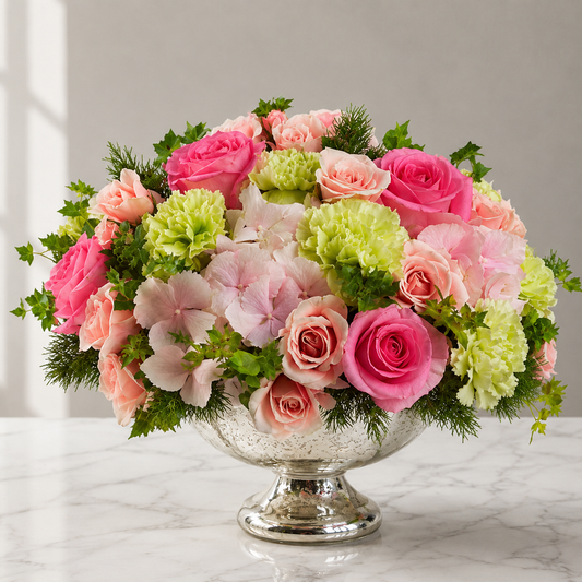 Blush Garden Centerpiece
