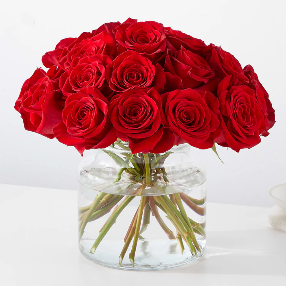 Cupid's Embrace Red Rose Bouquet
