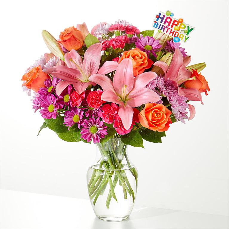 One and Only Bouquet & Happy Birthday Topper