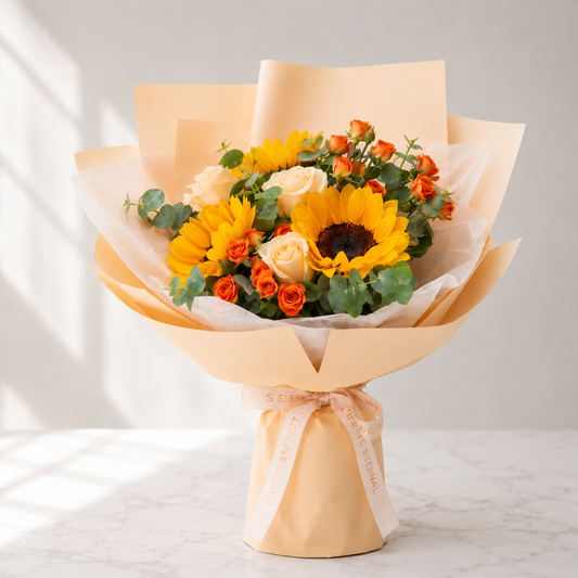 Mini Golden Sunshine Bouquet.
