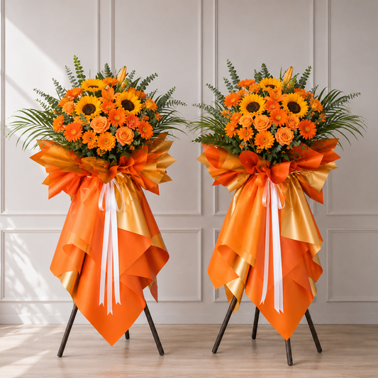 ⭐ Golden Sunrise Standing Spray