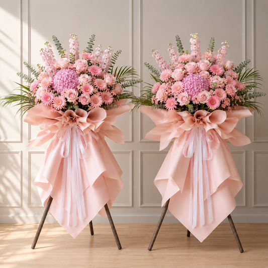 ⭐ Blush Sunrise Standing Spray