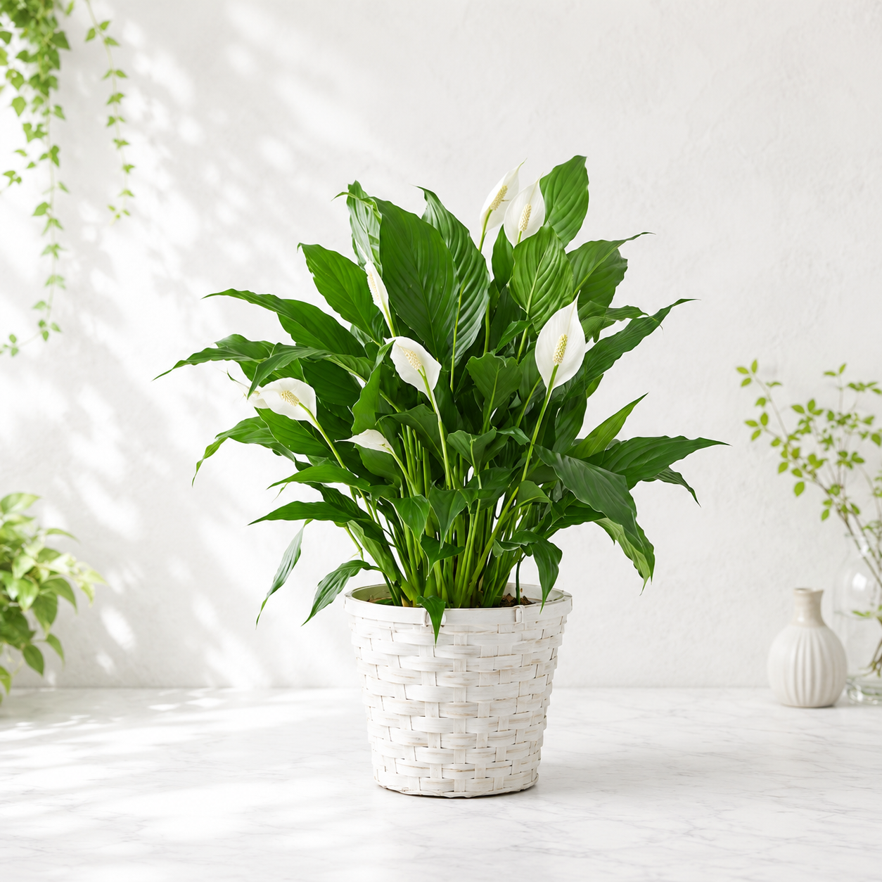 Peace Lily Plant 6” 8”– Sympathy & Get Well Gift