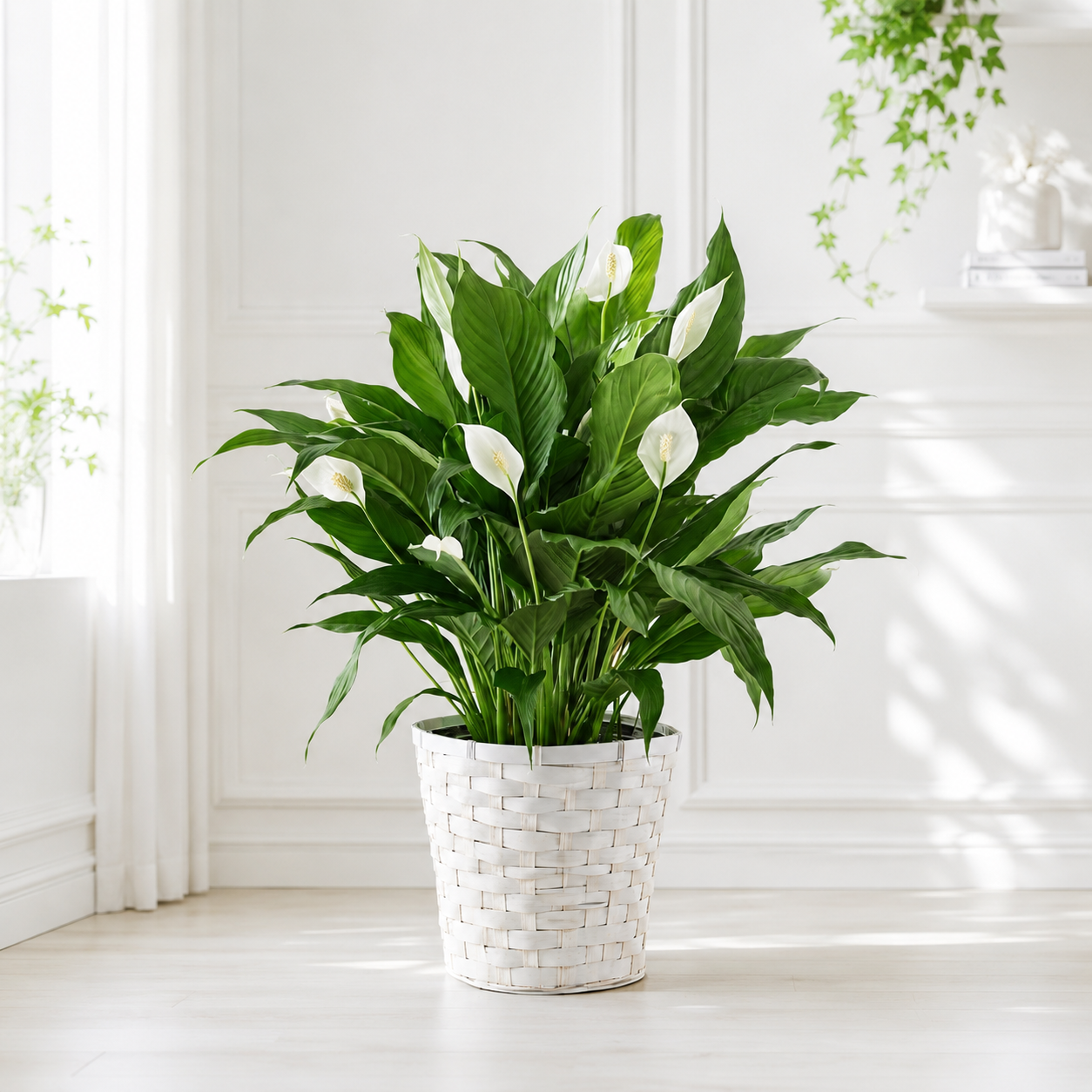 Peace Lily Plant 6” 8”– Sympathy & Get Well Gift