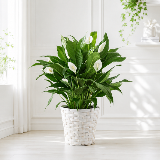 Peace Lily Plant 6” 8”– Sympathy & Get Well Gift